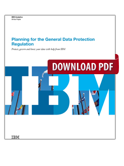 Planning for the General Data Protection Regulation